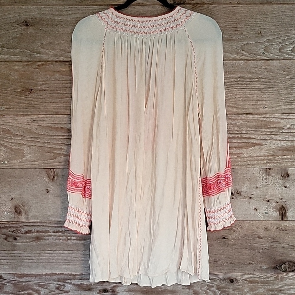Free People Size Small Wind Willow Long Sleeve Minidress - Picture 8 of 8